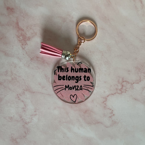 Pet face - Personalized keychain